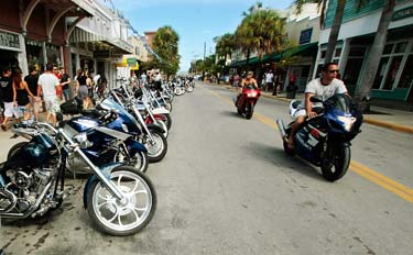 Poker Run 2009 photo - Duval Street, Key West
